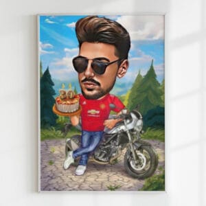 The Birthday Boy - Personalize Diamond Art