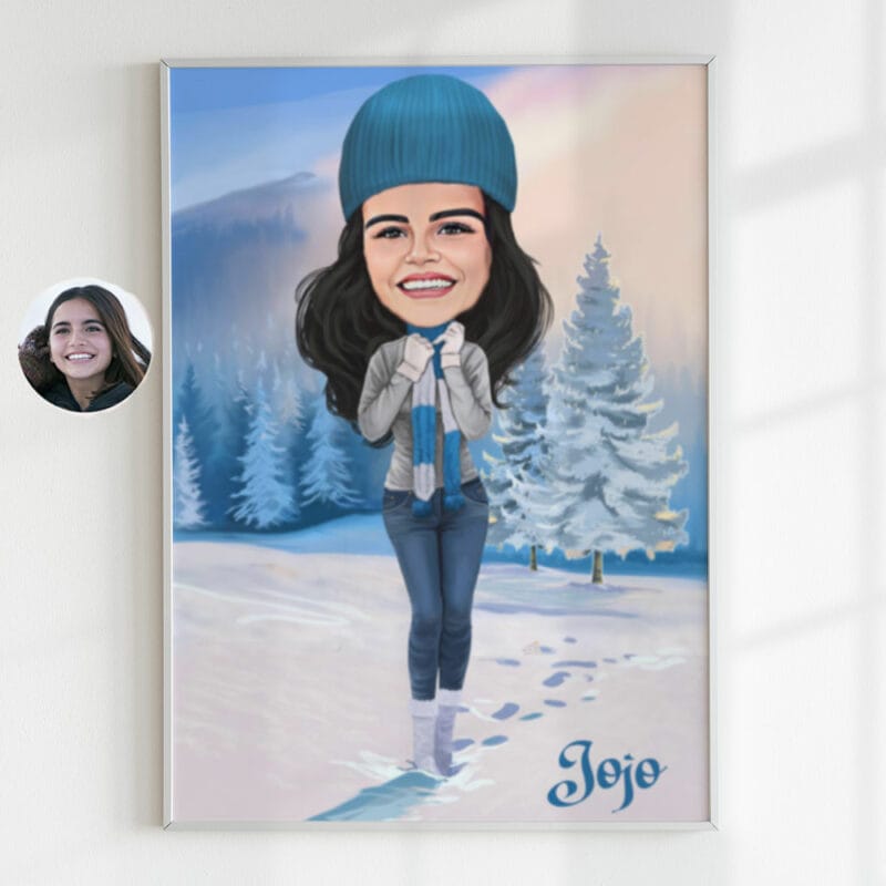 Love The Winter - Cute Custom Diamond Art