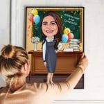 The Beautiful Teacher - Customize with your photo