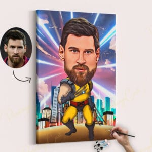 The Superhero - Customizable Art