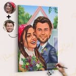 Beautiful Couple - Own Photo Custom Art