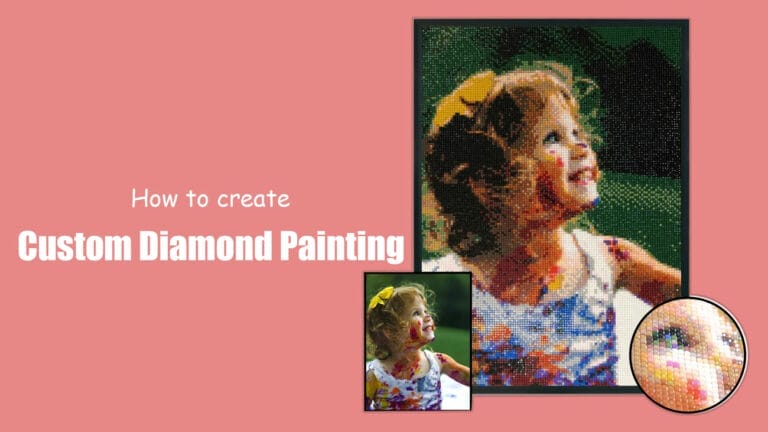 How to create custom diamond painting