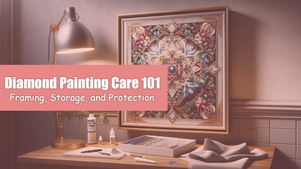 Diamond Painting Care 101: Framing, Storage, and Protection